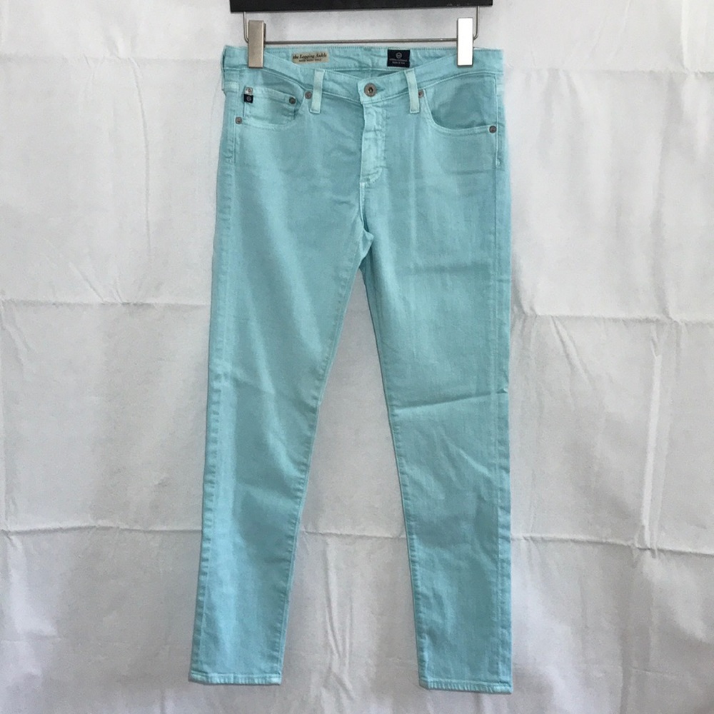 AG Adriano Goldschmied Brand Mint Legging Ankle Super Skinny Ankle Jeans 29 R